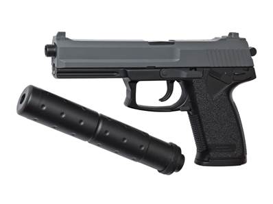 ASG MK23 SOCOM SPRING 0.3J + EXTENTION CANON EXTERNE