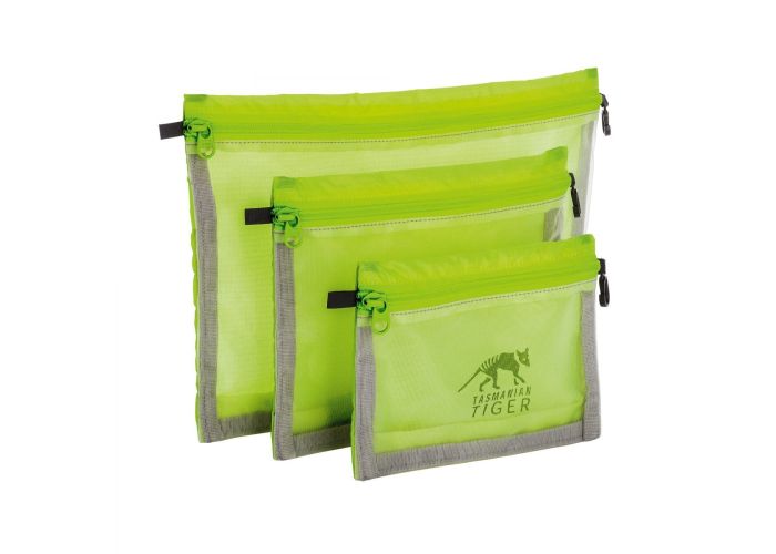 TT MESH POCKET SET – SET DE 3 POCHETTES – JAUNE HIVIZ