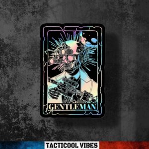 STICKER GENTLEMAN HOLOGRAPHIQUE