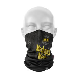 TOUR DE COU BUFF POLAIRE GRIS/JAUNE