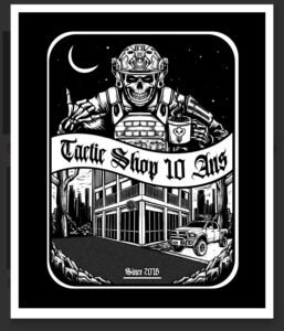 T-SHIRT TACTIC SHOP 10 ANS EDITION LIMITEE